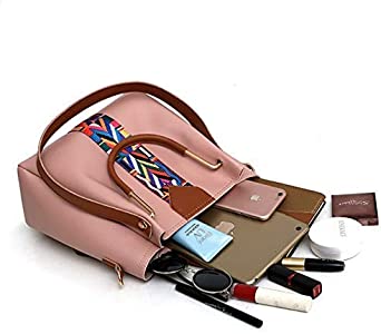 Women Tote Bag Handbags Leather - 4 Pcs