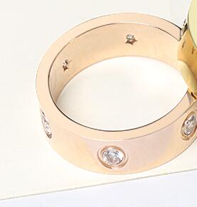 2023 Cross Stainless Steel Zircon Ring With Stone For Woman Girl For Men Couple Ring Wedding Ring