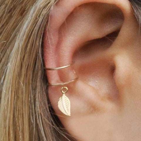 Gold Silver Color Metal Butterfly Ear Clips Without Piercing For Women Sparkling Zircon Ear Cuff Clip Earrings Wedding Jewelry