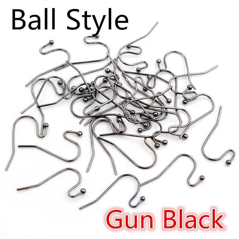 100pcs/lot 20x17mm DIY Earring Findings Earrings Clasps Hooks Fittings DIY Jewelry Making Accessories Iron Hook Earwire Jewelry