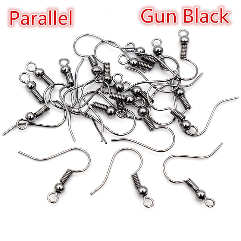 100pcs/lot 20x17mm DIY Earring Findings Earrings Clasps Hooks Fittings DIY Jewelry Making Accessories Iron Hook Earwire Jewelry